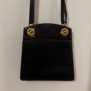 Amazing Vintage GUCCI purse- black, red interior
